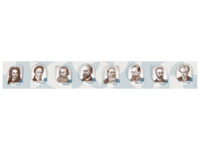 Стенд-лента "Выдающиеся ученые-историки" - fgospostavki.ru - Томск