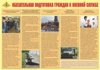 Плакат "Обязательная подготовка граждан к военной службе" - fgospostavki.ru - Томск