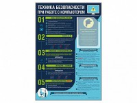 Стенд-уголок "Техника безопасности при работе на компьютере в общеобразовательных учреждениях" - fgospostavki.ru - Томск