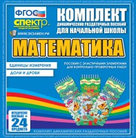 Динамические раздаточные пособия. Математика (Эластичные элементы). Единицы измерения, доли и дроби. - fgospostavki.ru - Томск