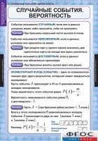 Комплект таблиц. Теория вероятностей и математическая статистика. - fgospostavki.ru - Томск