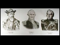 Портреты путешественников (25 штук, формат А3) - fgospostavki.ru - Томск