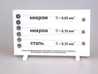 Прибор для демонстрации зависимости сопротивления проводника от его длины, сечения и материала - fgospostavki.ru - Томск