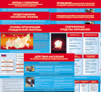 Комплект таблиц "Основы гражданской обороны (МЧС РФ)" 13 штук. - fgospostavki.ru - Томск