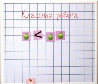 Магнитно-маркерная доска "Клетка" (86 см х 75 см) - fgospostavki.ru - Томск