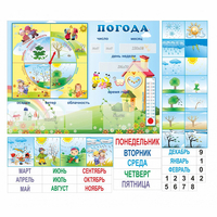 Стенд "Погода" с карманами для вставок - fgospostavki.ru - Томск