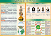 Таблица "Экология. Определения и история" (100х140 сантиметров, винил) - fgospostavki.ru - Томск