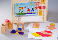Игровой набор Фребеля "Конструктор деревянный без соединений-2" (Серия "Эксперимент") - fgospostavki.ru - Томск