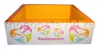 Бассейн "Вообразилия" квадратный с шелкографией - fgospostavki.ru - Томск