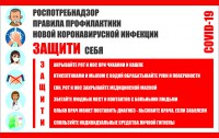 Плакат "Правила профилактики коронавируса" - fgospostavki.ru - Томск