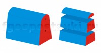 Сборный барьер - 2 эконом (3 элемента) - fgospostavki.ru - Томск