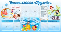 Стенд "Уголок класса Дружба" - fgospostavki.ru - Томск