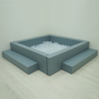 Сухой бассейн с шариками и RGB-подсветкой 190х190 см - fgospostavki.ru - Томск