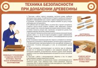 Стенд "Техника безопасности при долблении древесины" - fgospostavki.ru - Томск