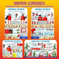 Стенд "Пожарная безопасность" Вариант 2 - fgospostavki.ru - Томск