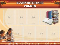 Стенд "Воспитательная работа" - fgospostavki.ru - Томск