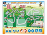 Стенд "Безопасный путь в школу" с комплектом сменных карточек - fgospostavki.ru - Томск
