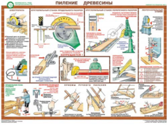 Комплект плакатов "Безопасность труда при деревообработке" - fgospostavki.ru - Томск