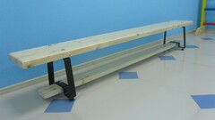 Скамейка гимнастическая (металлические ножки, лак) (2,5 м)  - fgospostavki.ru - Томск
