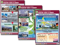 Комплект таблиц "Геоэкология и природопользование" (8 таблиц, формат А1, ламинированные) - fgospostavki.ru - Томск