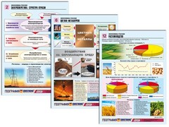 Комплект таблиц по географии "Экономика России" раздаточные (цветные, ламинированные, А4, 16 штук) - fgospostavki.ru - Томск