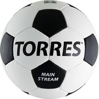 Мяч футбольный TORRES Main Stream (размер 4, синтетическая кожа, тренировочный) - fgospostavki.ru - Томск