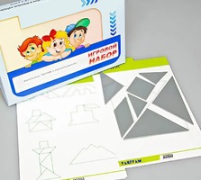 Игровой набор "Танграм" (с комплектом карточек) - fgospostavki.ru - Томск