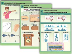 Комплект таблиц "Технология. Обработка ткани" (12 таблиц, А1, ламинированные) - fgospostavki.ru - Томск