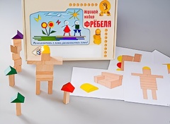 Игровой набор Фребеля "Конструктор деревянный без соединений-3" (Серия "Эксперимент") - fgospostavki.ru - Томск