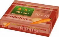 Счетный материал на магнитах "Овощи" - fgospostavki.ru - Томск