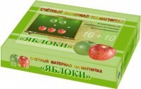 Счетный материал на магнитах "Яблоки" - fgospostavki.ru - Томск