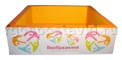 Бассейн "Вообразилия" квадратный с шелкографией - fgospostavki.ru - Томск