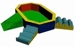 Манеж 180х120х30 см  (с приставными элементами) - fgospostavki.ru - Томск