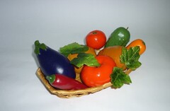 Муляжи "Корзина с овощами" - fgospostavki.ru - Томск
