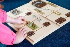 Тактильно-развивающая панель “Замочки” - fgospostavki.ru - Томск