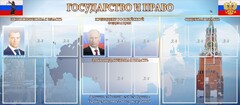 Стенд "Государство и право" - fgospostavki.ru - Томск