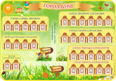 Стенд "Город букв" - fgospostavki.ru - Томск