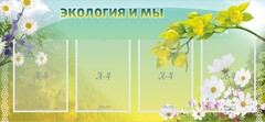 Стенд "Экология и мы" - fgospostavki.ru - Томск