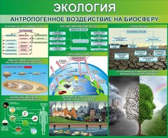 Стенд "Экология. Антропогенное воздействие на биосферу" - fgospostavki.ru - Томск
