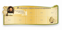 Стенд резной "Из дальних странствий возвратясь" - fgospostavki.ru - Томск