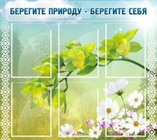 Стенд "Берегите природу - берегите себя" - fgospostavki.ru - Томск