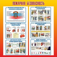 Стенд "Пожарная безопасность" Вариант 4 - fgospostavki.ru - Томск
