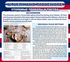 Стенд "Столовые приборы и посуда" - fgospostavki.ru - Томск