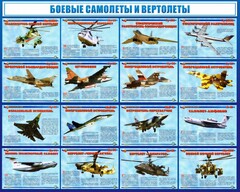 Стенд "Боевые самолеты и вертолеты" - fgospostavki.ru - Томск