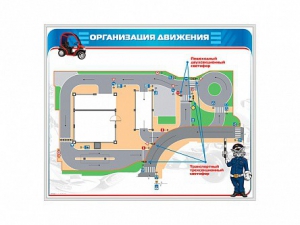 Магнитно-маркерная доска "Организация движения" - fgospostavki.ru - Томск