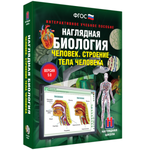 Наглядная биология. 8 - 9 классы. Человек. Строение тела человека - fgospostavki.ru - Томск