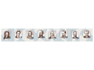 Стенд-лента "Выдающиеся ученые-историки" - fgospostavki.ru - Томск
