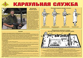 Плакат "Караульная служба" - fgospostavki.ru - Томск