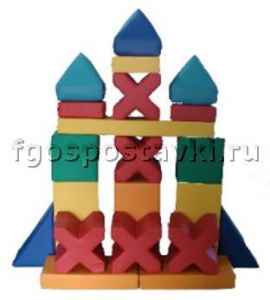 Мягкий модуль-конструктор "Башня" (21 элемент) - fgospostavki.ru - Томск