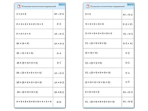 Комплект карточек (10) "Обучающий калейдоскоп. Умножение на 7, 8 и 9" - fgospostavki.ru - Томск